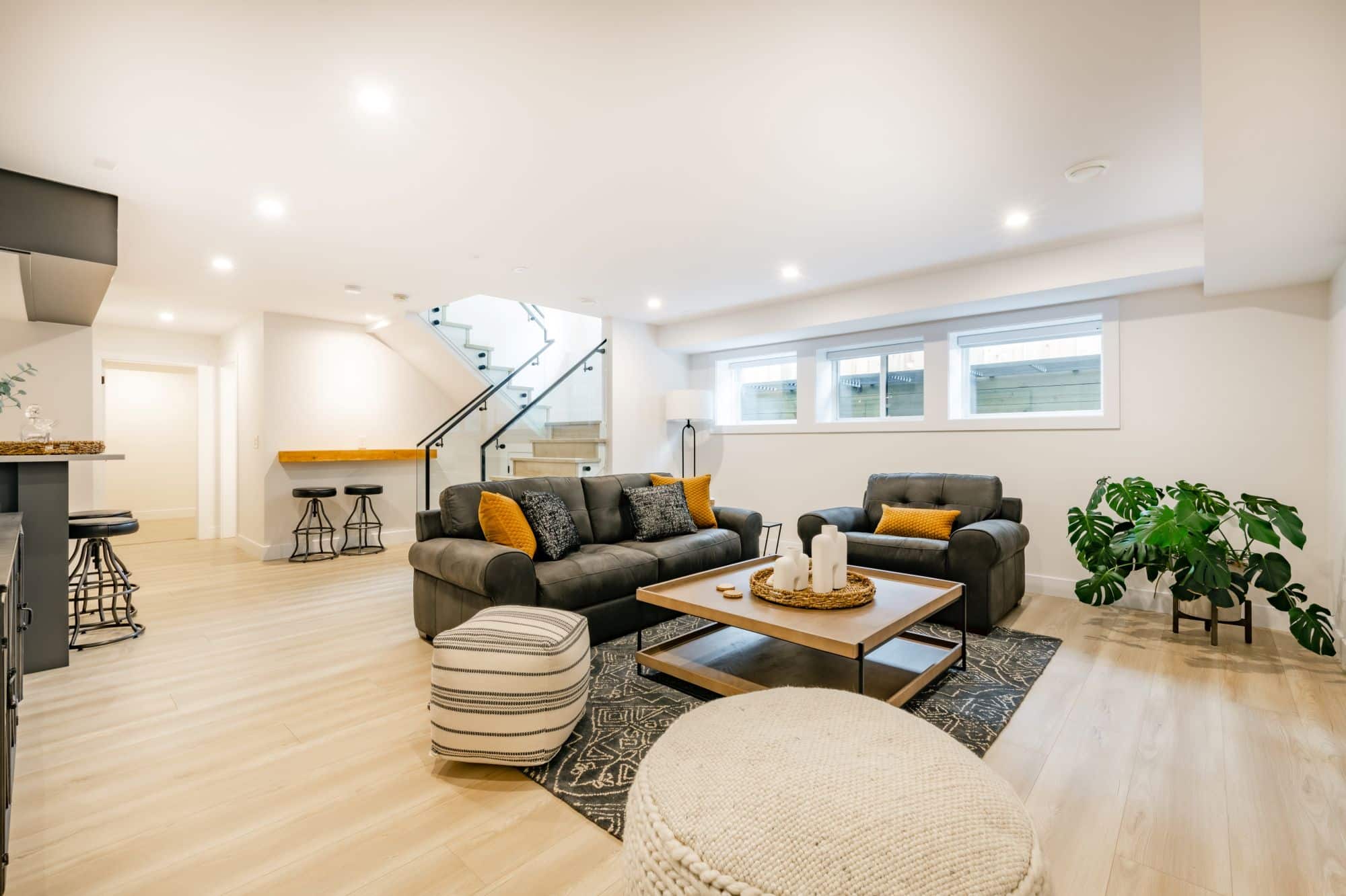 Another level solutions basement renovation